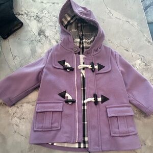 Burberry baby jacket (purple)